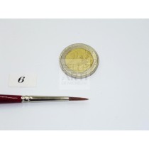 PENNELLO TONDO S. 888 PELO DI BUE EXTRA MAN. LUNGO N. 6