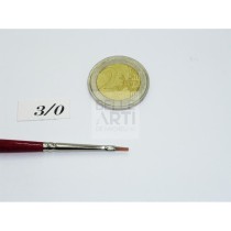PENNELLO PIATTO S. 999 PELO DI BUE EXTRA MAN. LUNGO N. 3/0
