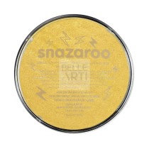 COLORE PER IL BODY ART, VISO, BELLY PAINTING  - FARD ACQUARELLABILE DA 18 ML 777 ORO ELETTRICO