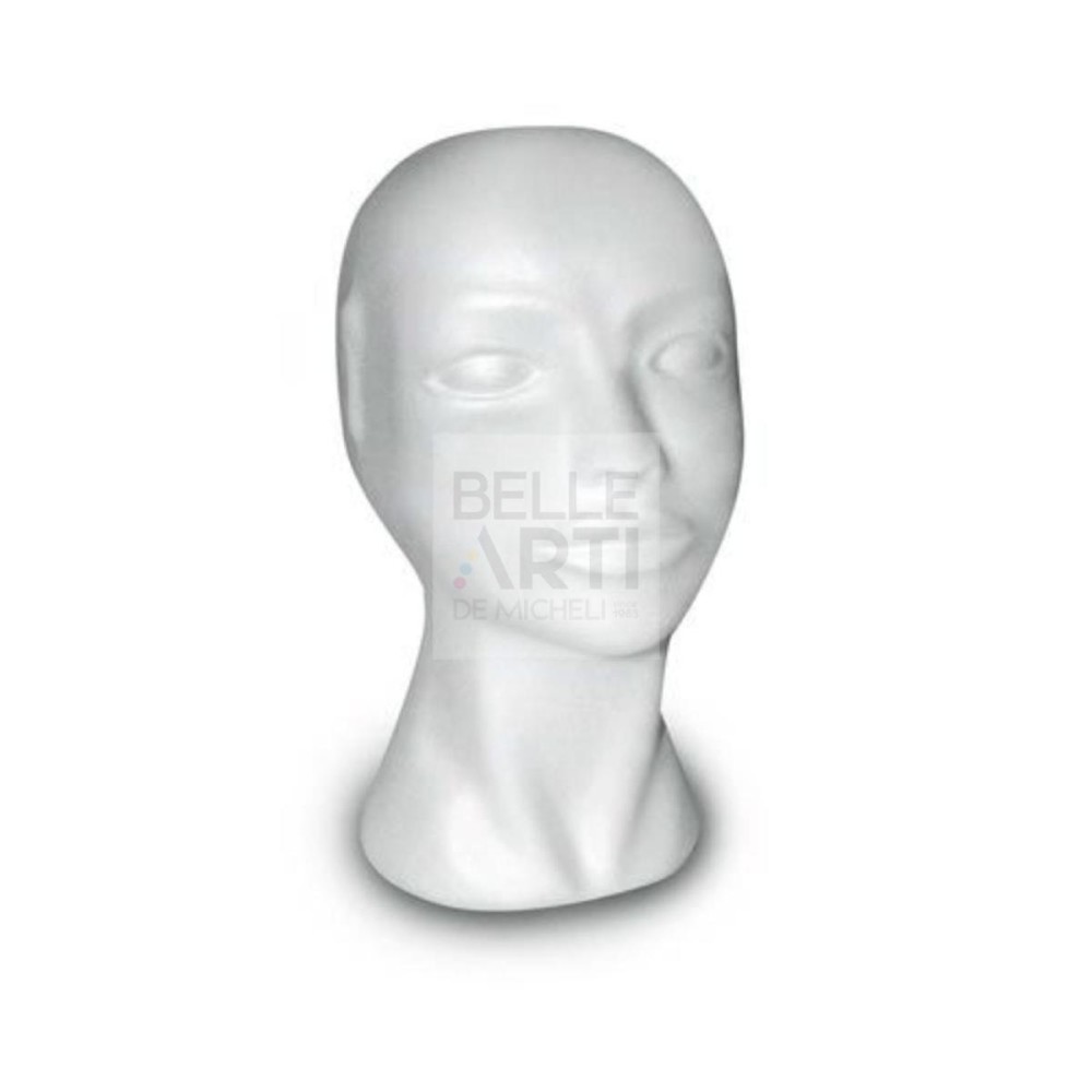 VOLTO DI DONNA IN POLISTIROLO 29 CM
