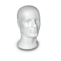 VOLTO DI UOMO IN POLISTIROLO 31 CM