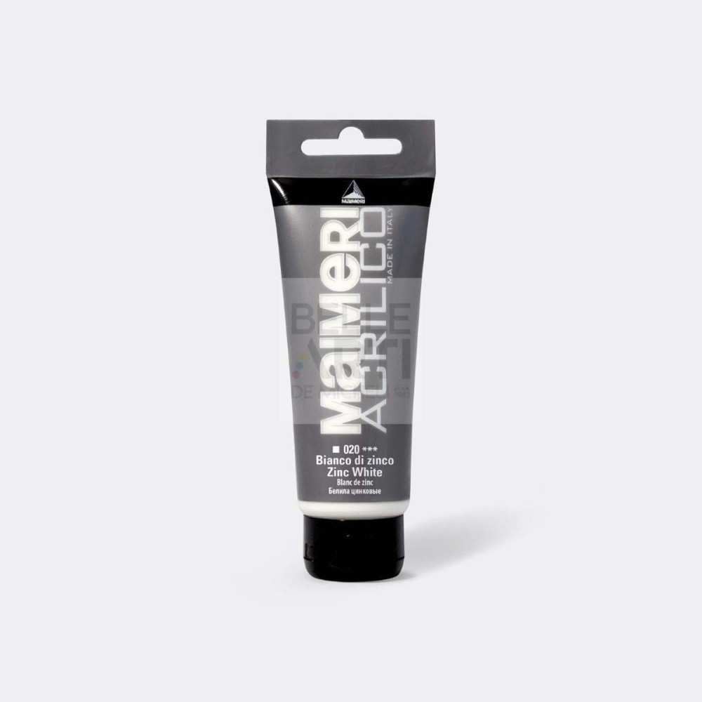 COLORE ACRILICO SERIE AM DA 75 ML. 020 BIANCO DI ZINCO