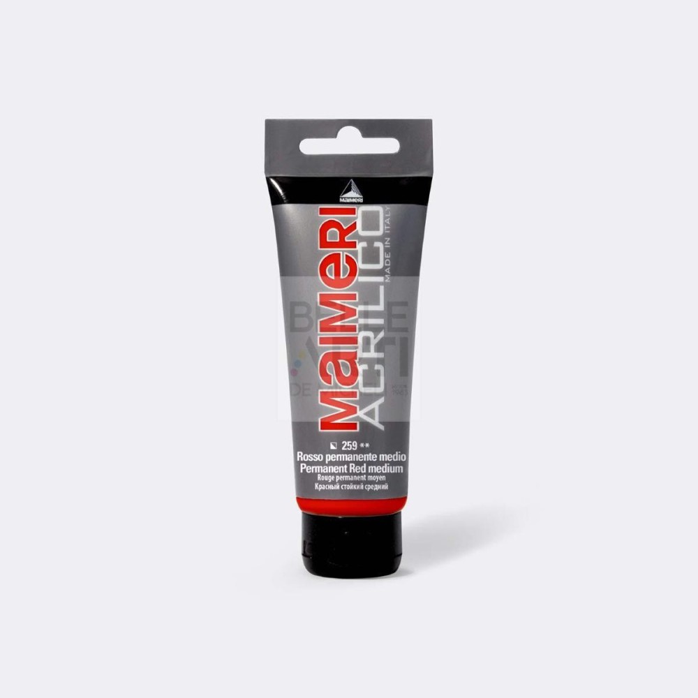 COLORE ACRILICO SERIE AM DA 75 ML. 259 ROSSO PERMANENTE MEDIO