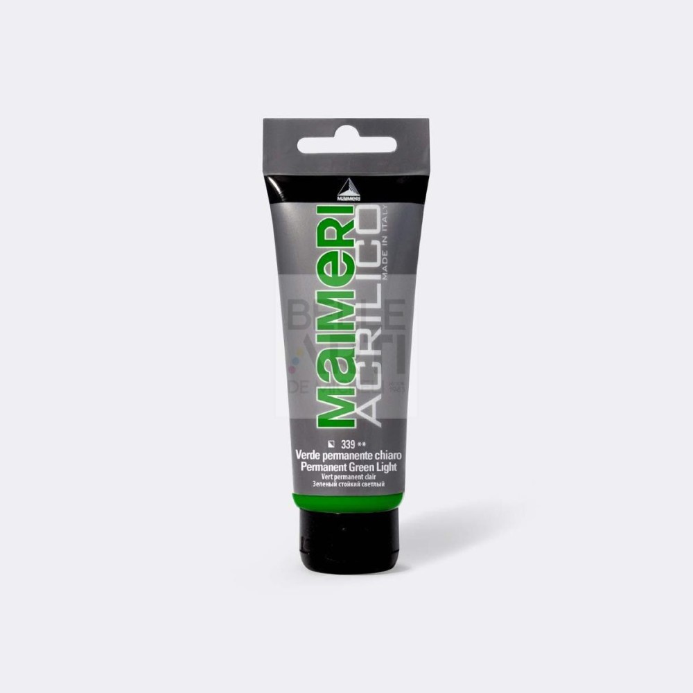 COLORE ACRILICO SERIE AM DA 75 ML. 339 VERDE PERM. CHIARO