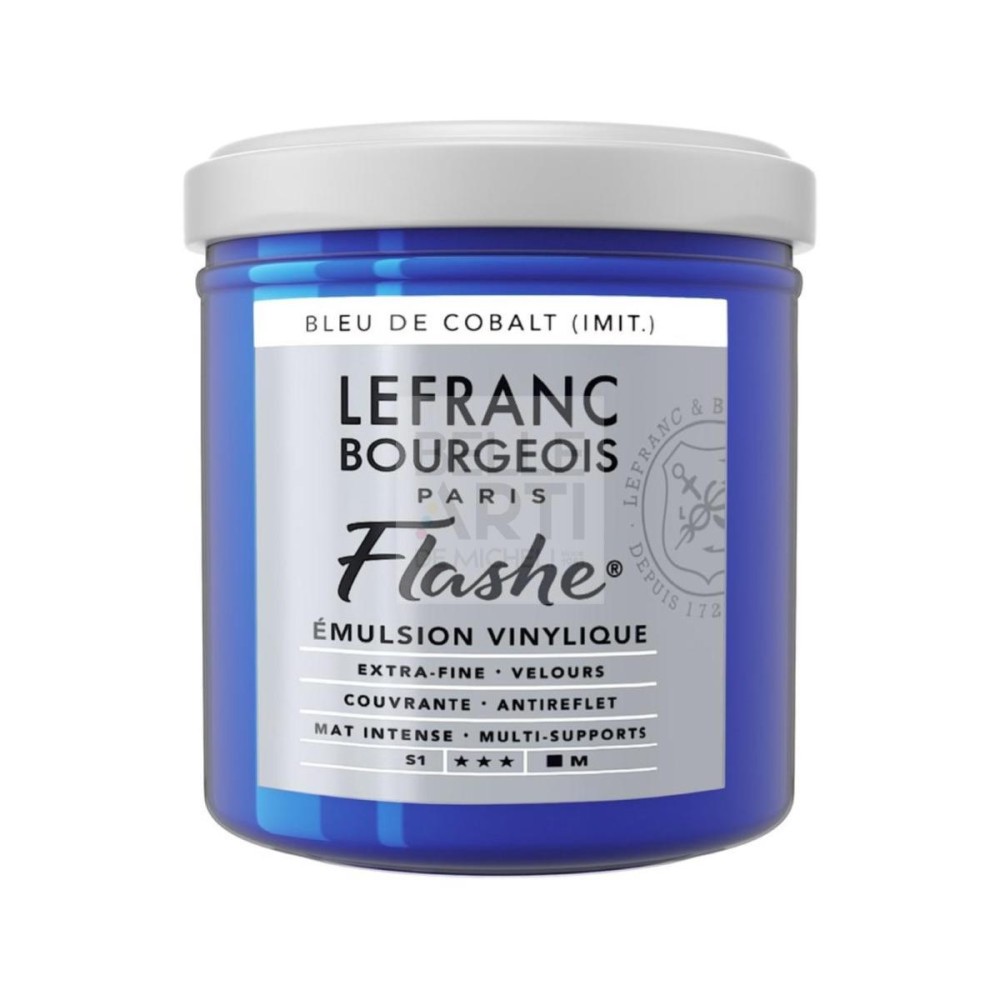 COLORE ACRILICO FLASHE DA 125 ML. 064 BLU COBALTO IMIT.