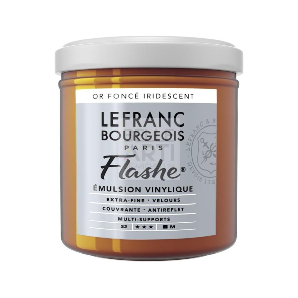 COLORE ACRILICO FLASHE DA 125 ML. 835 ORO SCURO IRIDESCENTE
