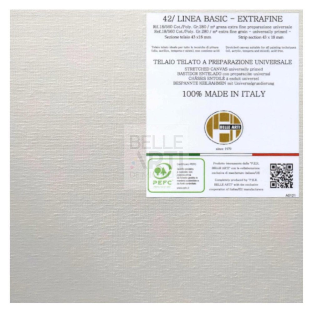 TELA ITALIANA LINEA 42 BASIC - GRANA EXTRAFINE 560 100X100