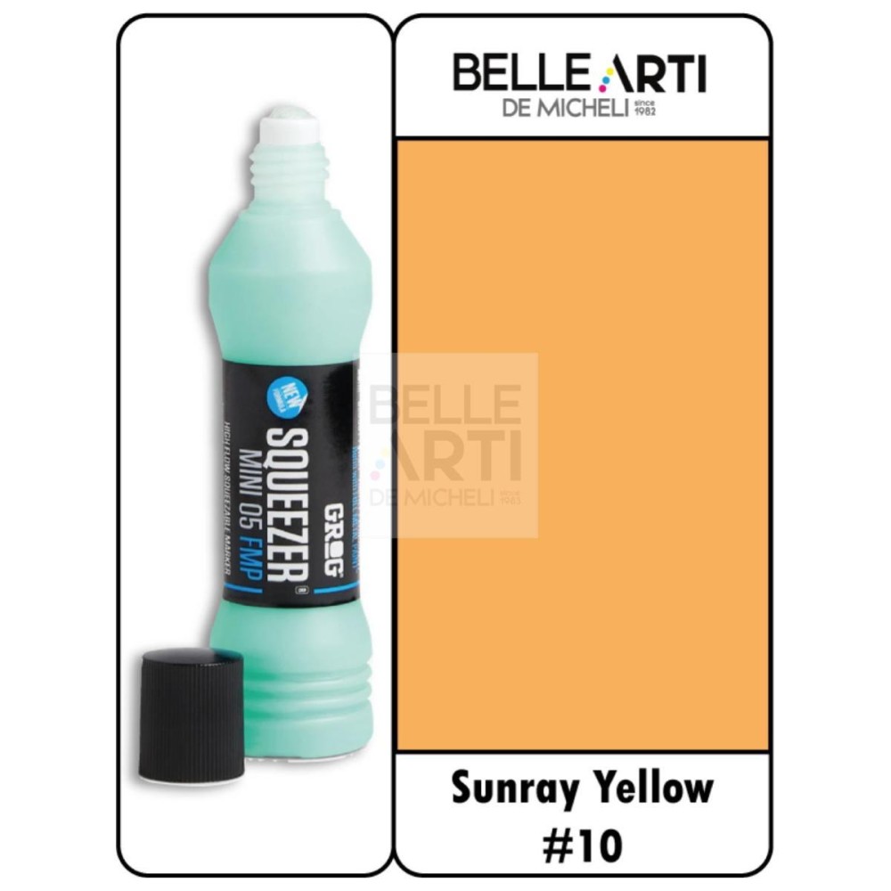 MARKER SQUEEZER MINI 05 FMP BASE ALCOOL 10 SUNRAY YELLOW