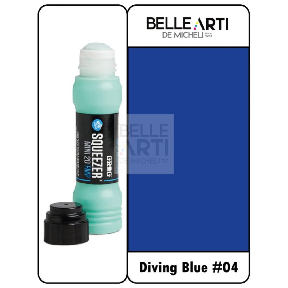 MARKER SQUEEZER MINI 05 FMP BASE ALCOOL 04 DIVING BLUE