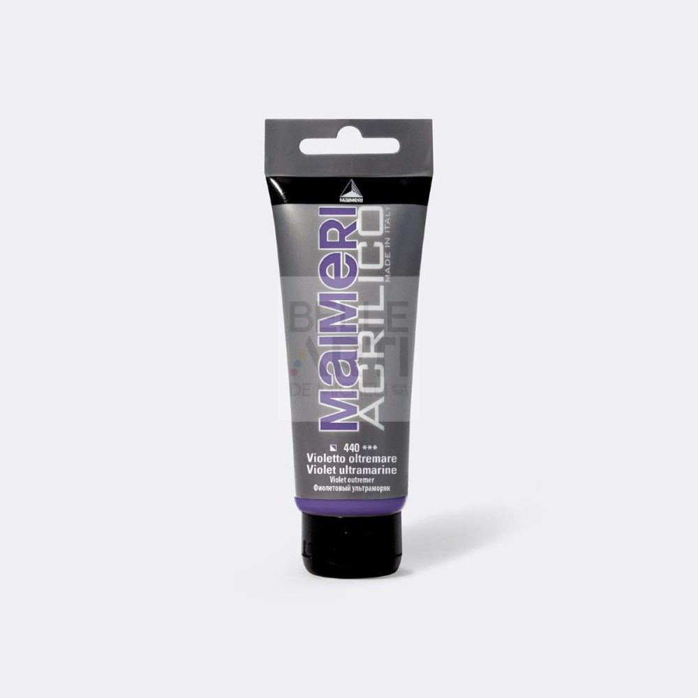 COLORE ACRILICO SERIE AM DA 200 ML. 440 OLTREMARE VIOLETTO