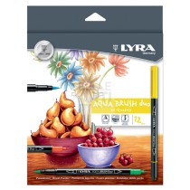 PENNARELLI AQUA BRUSH DUO DUE PUNTE CONF. 24 PZ.