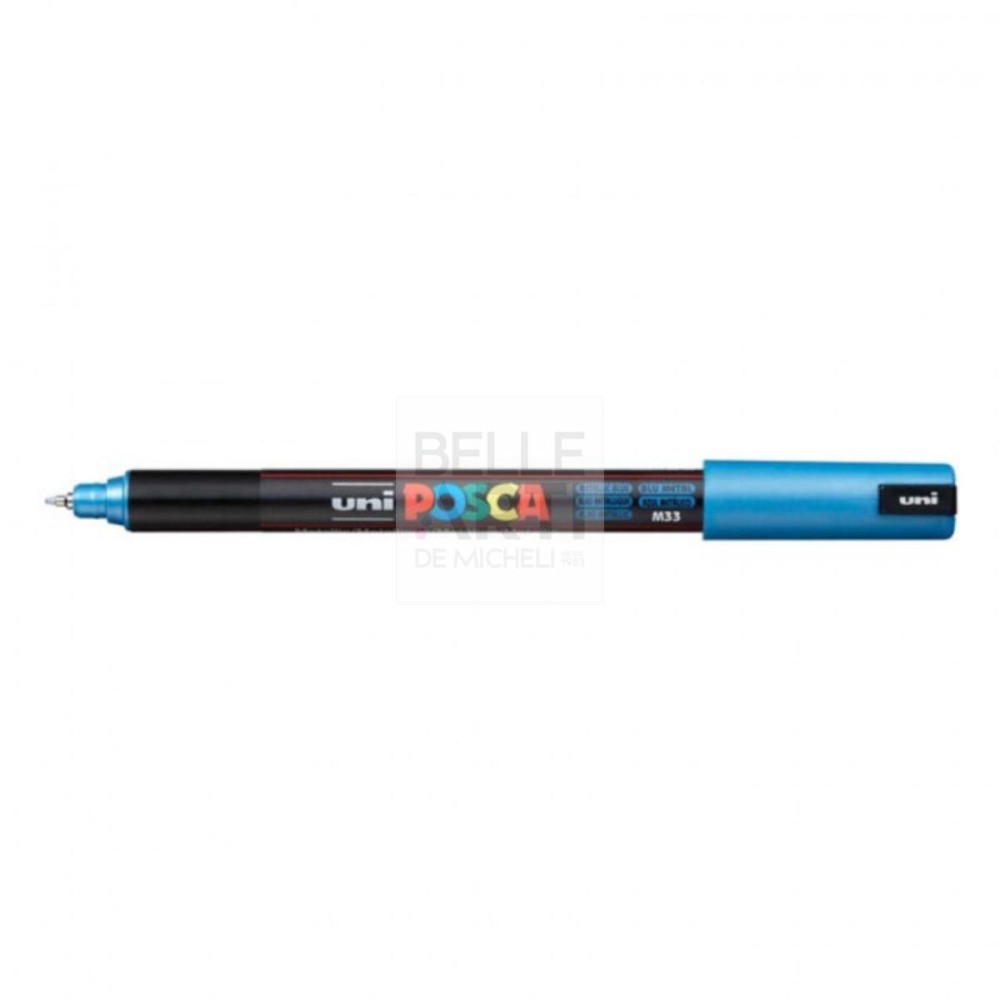 PENNARELLO UNIPOSCA PUNTA EX FINE 0.7 BLU METAL