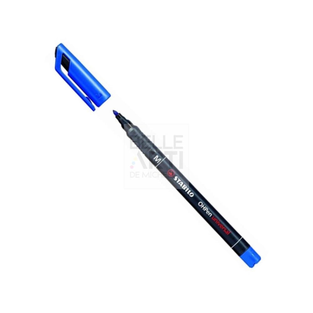 PENNARELLO INDELEBILE STABILO OHP PUNTA M BLU