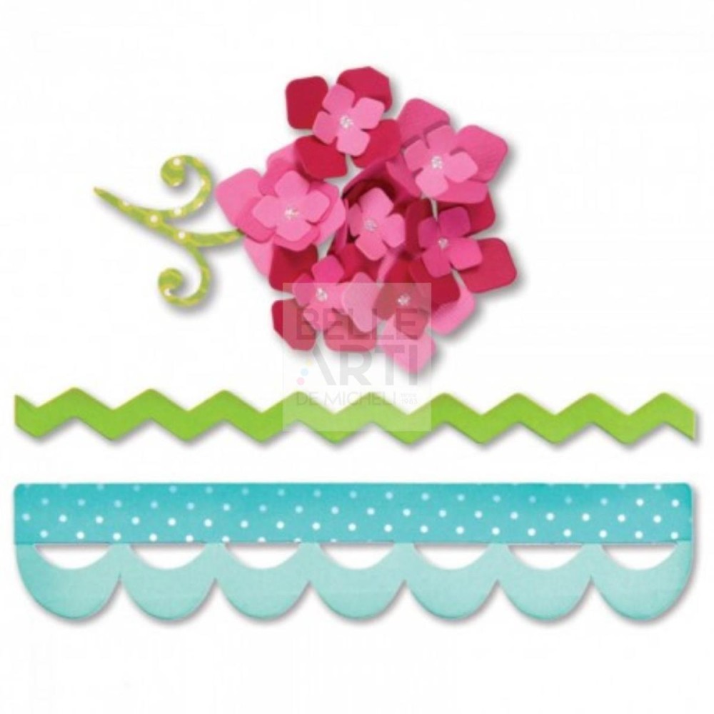 FUSTELLA BIGZ FIORE CON BORDURE