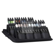 PENNARELLO PROMARKER CONFEZIONE WALLET " ARCHITETTURA " SET 24 PENNARELLI + ASTUCCIO CON CHIUSURA