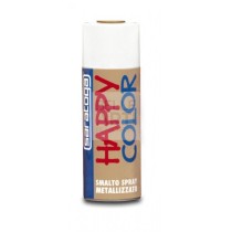 BOMBOLA VERNICE SPRAY HAPPY COLOR 400 ml METALLIZZATO ARGENTO 06