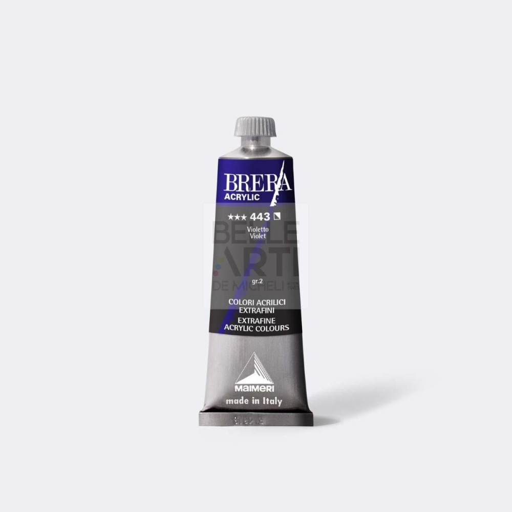 COLORE ACRILICO EXTRAFINE BRERA 60ML 443 VIOLETTO GR.2