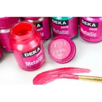 COLORE ACRILICO DEKA LACK METAL DA 25 ML  19 ROSSO