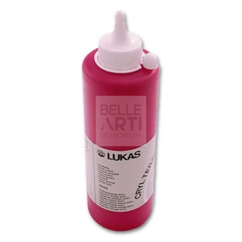 COLORE ACRILICO CRYL TERZIA 500 ML. 4874 ROSSO DI CADMIO SCURO