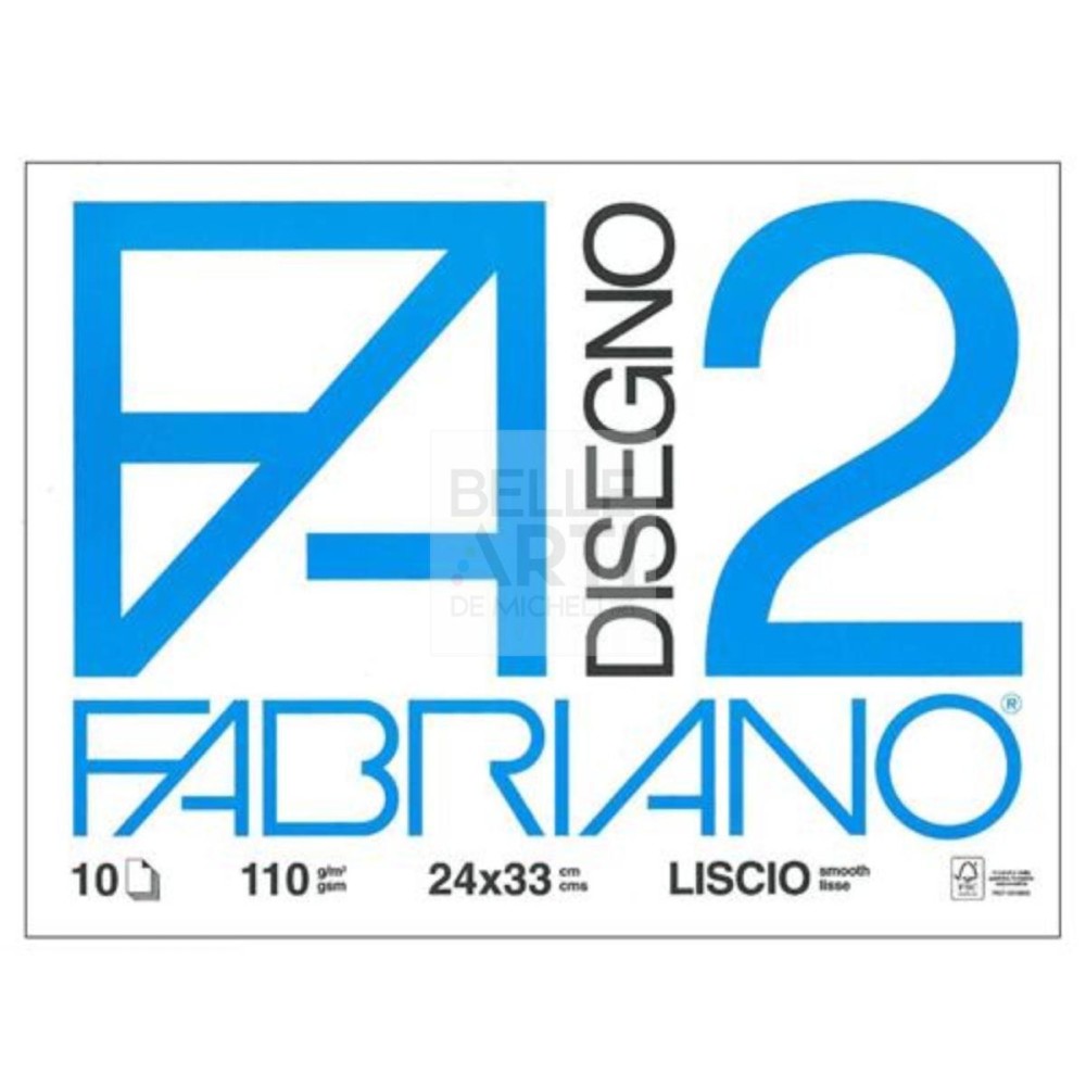 ALBUM DA DISEGNO FABRIANO F2 24X33 10 FG LISCIO