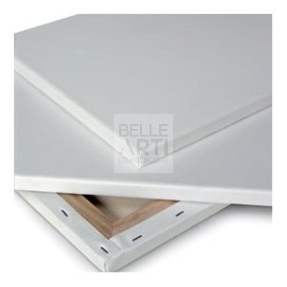 TELA 24X30 ECONOMICA IN COTONE PER PITTURA - GRANA MEDIA TELAIO H 1.8CM