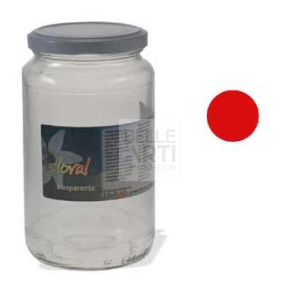 FLORAL RESIFLOR RESINA PER FIORI 580 ML TRASPARENTE ROSSO RUBINO