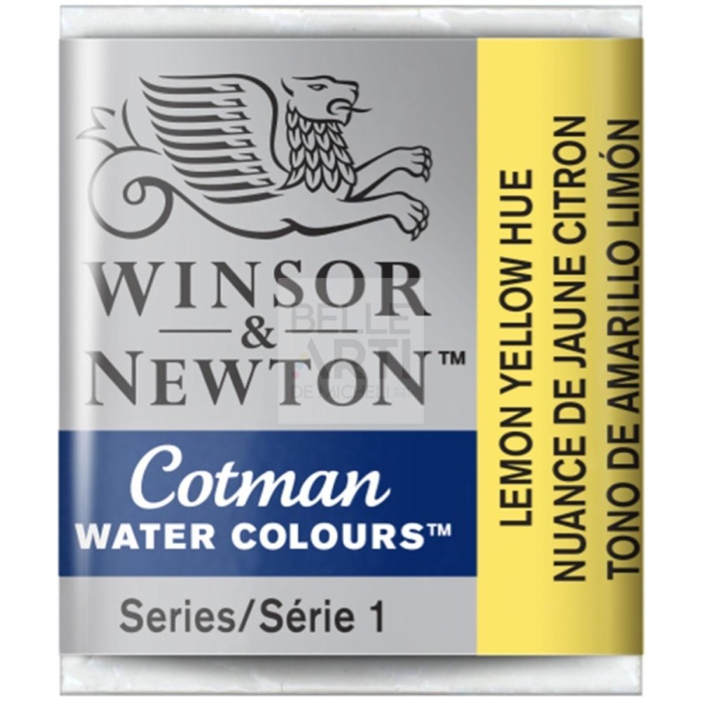 Série Acquarello Cotman 1/2 GOBET 346 Limone Yellow
